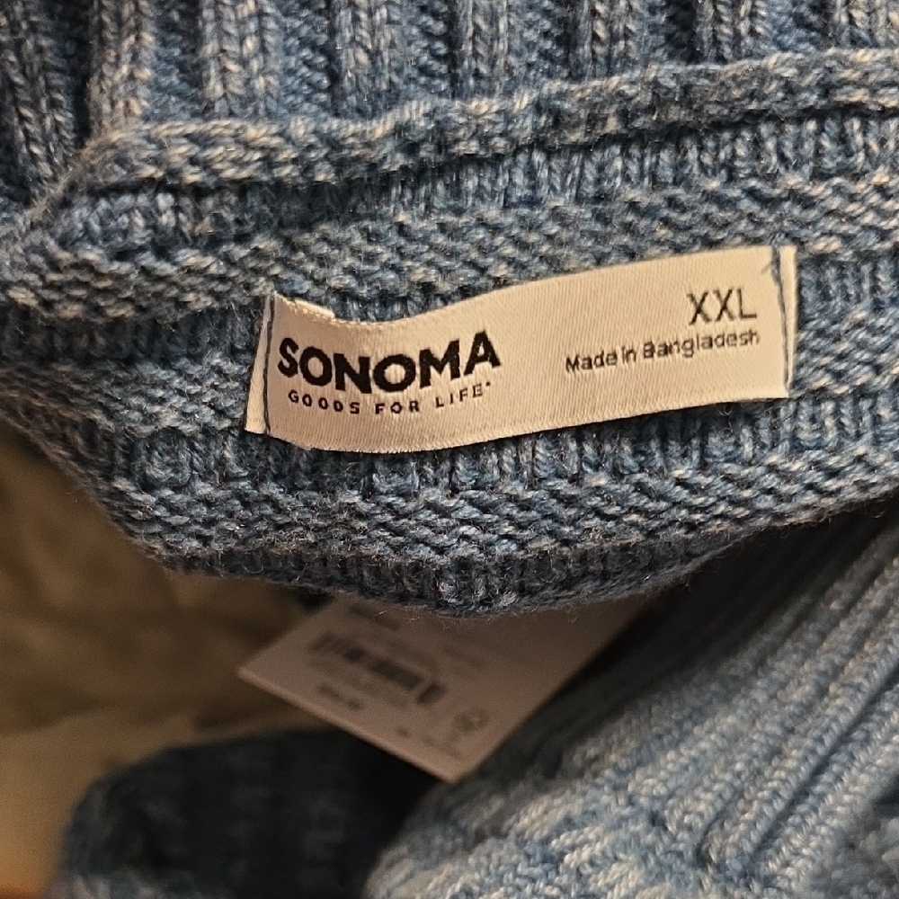 Sonoma Women's Blue Knit Cardigan - Picture 6 of 6